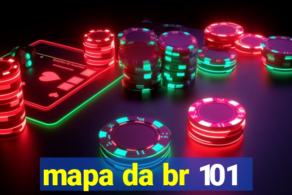 mapa da br 101